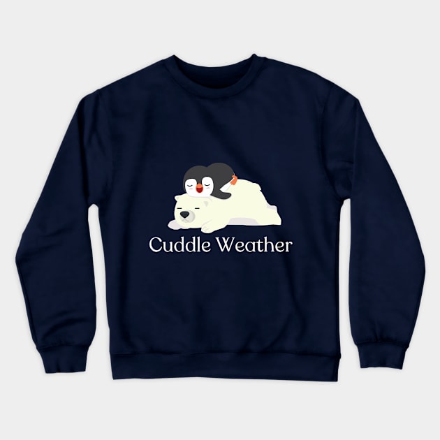 Cuddle Weather Polar Bear Crewneck Sweatshirt by Pili + Positives